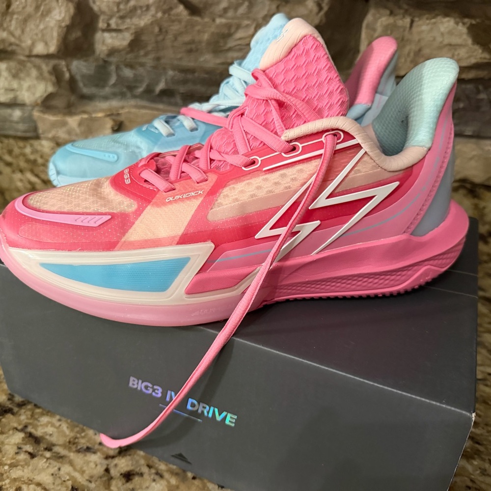 361° Women’s Pink & Light Blue Dual-Color Sneakers - Picture 6 of 12